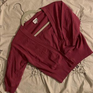 ARMANI Collezioni Mulberry Pink Tiny Cardigan